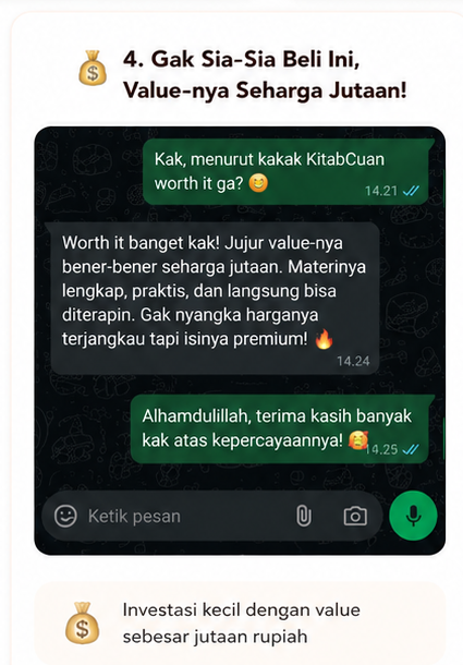 Testimoni pengguna KitabCuan 4
